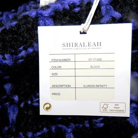 New NWT Shiraleah Chicago Infinity Scarf - "Hand Look Knit" - One Size Fits Most - Picture 3 of 15